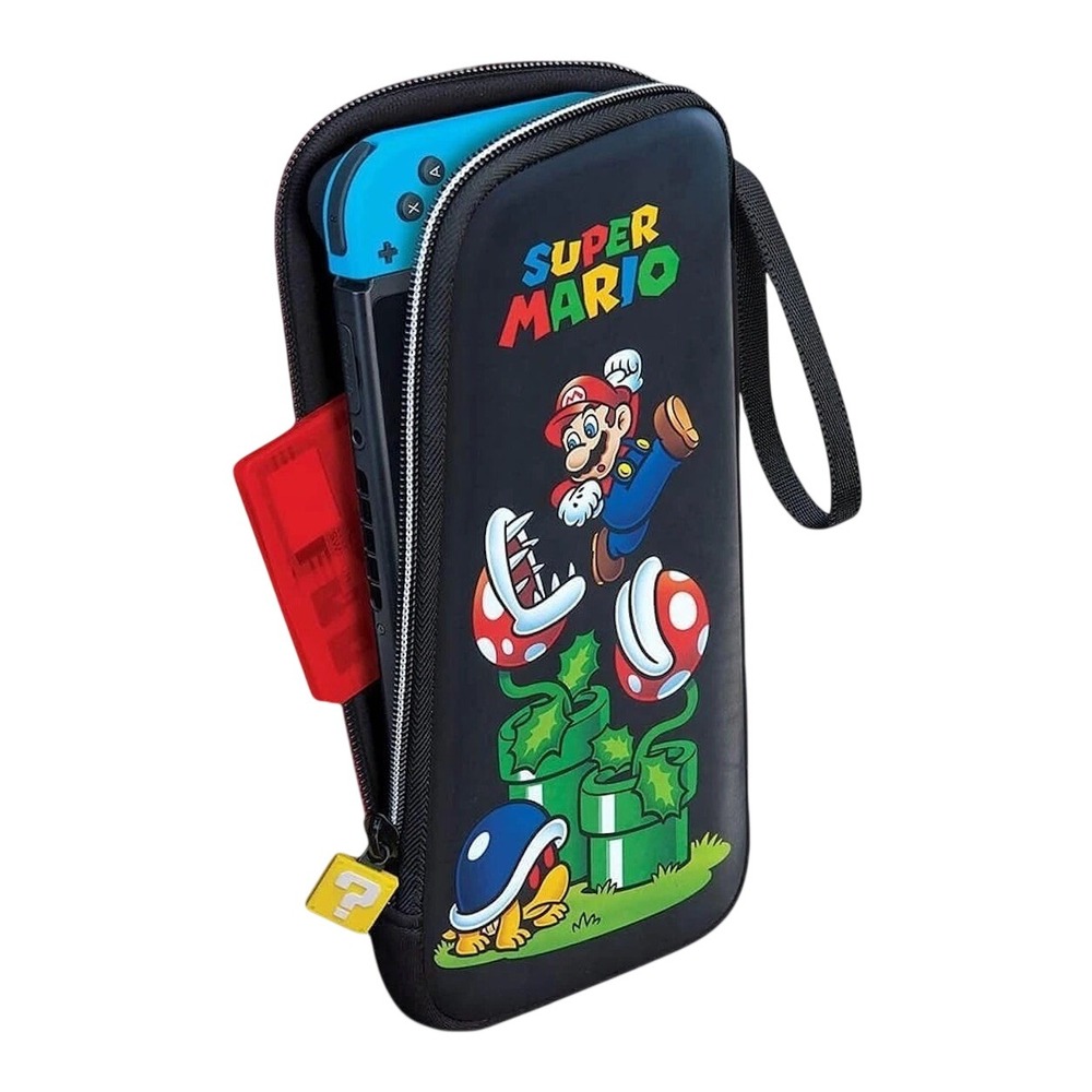 Nintendo Switch Super Mario Game Traveler Slim Padded Travel Case/Pouch Black